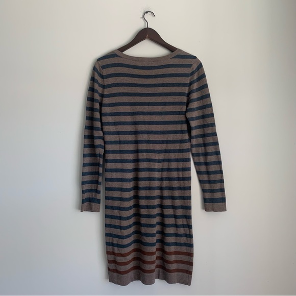 Peruvian Connection Pomata Stripe Pima Cotton Dress Medium - Picture 4 of 4